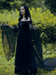 Одилия (Insomnia Dress). Цена проката: 1600₽; цвет: Черный;