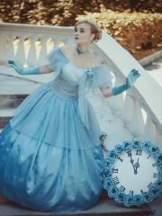 Голубое бальное (Insomnia Dress). Цена проката: 2000₽; цвет: Голубой; размер: 42-44