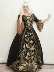 Коричневое Барокко (Костюмерная на фонтанке). Цена проката: 2500₽; эпоха: Барокко; цвет: Коричневый;